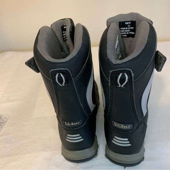 L.L Bean Kids Snow Winter Boots - Sz 12 - Picture 3 of 9